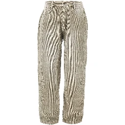 Garment-dyed corduroy pants