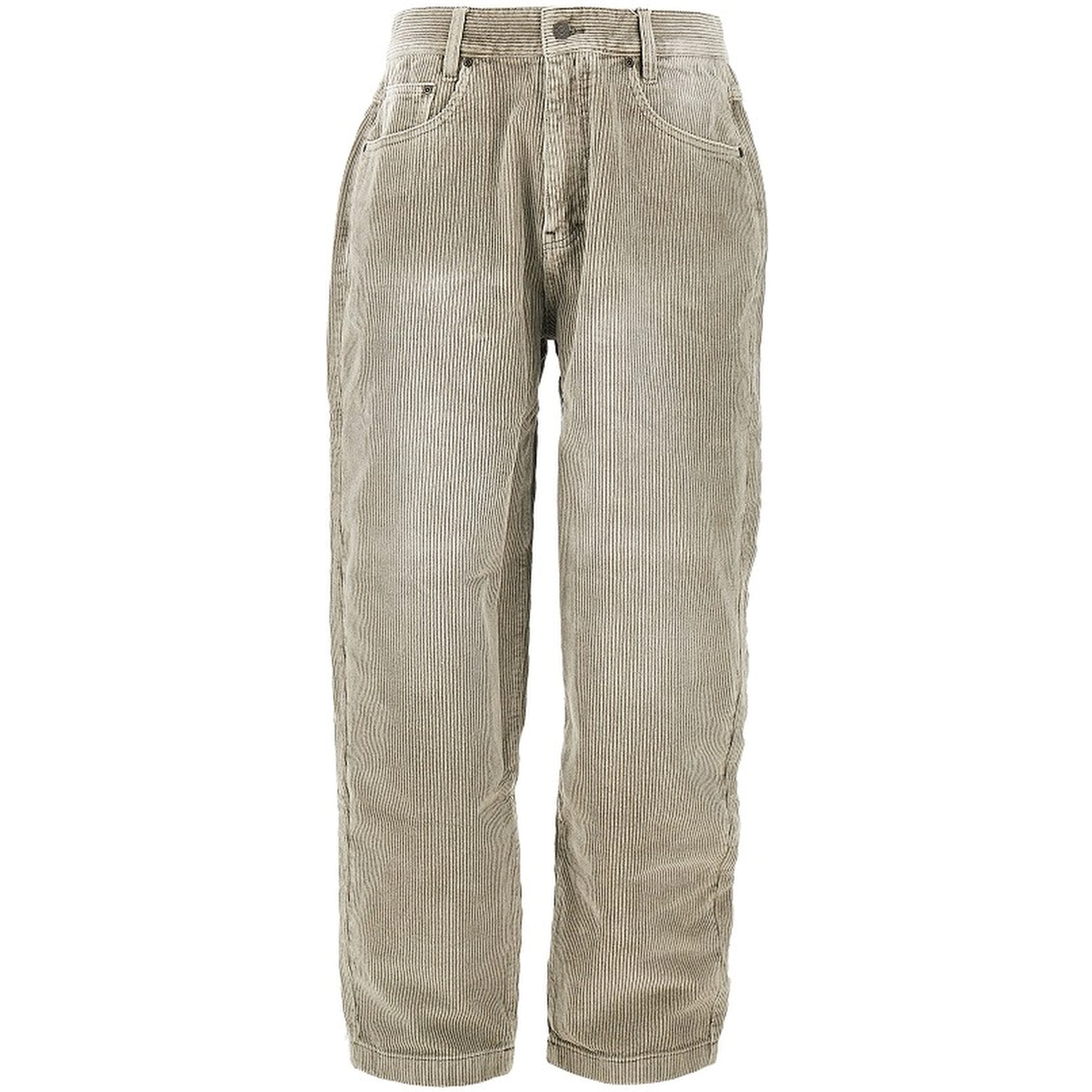 Garment-dyed corduroy pants