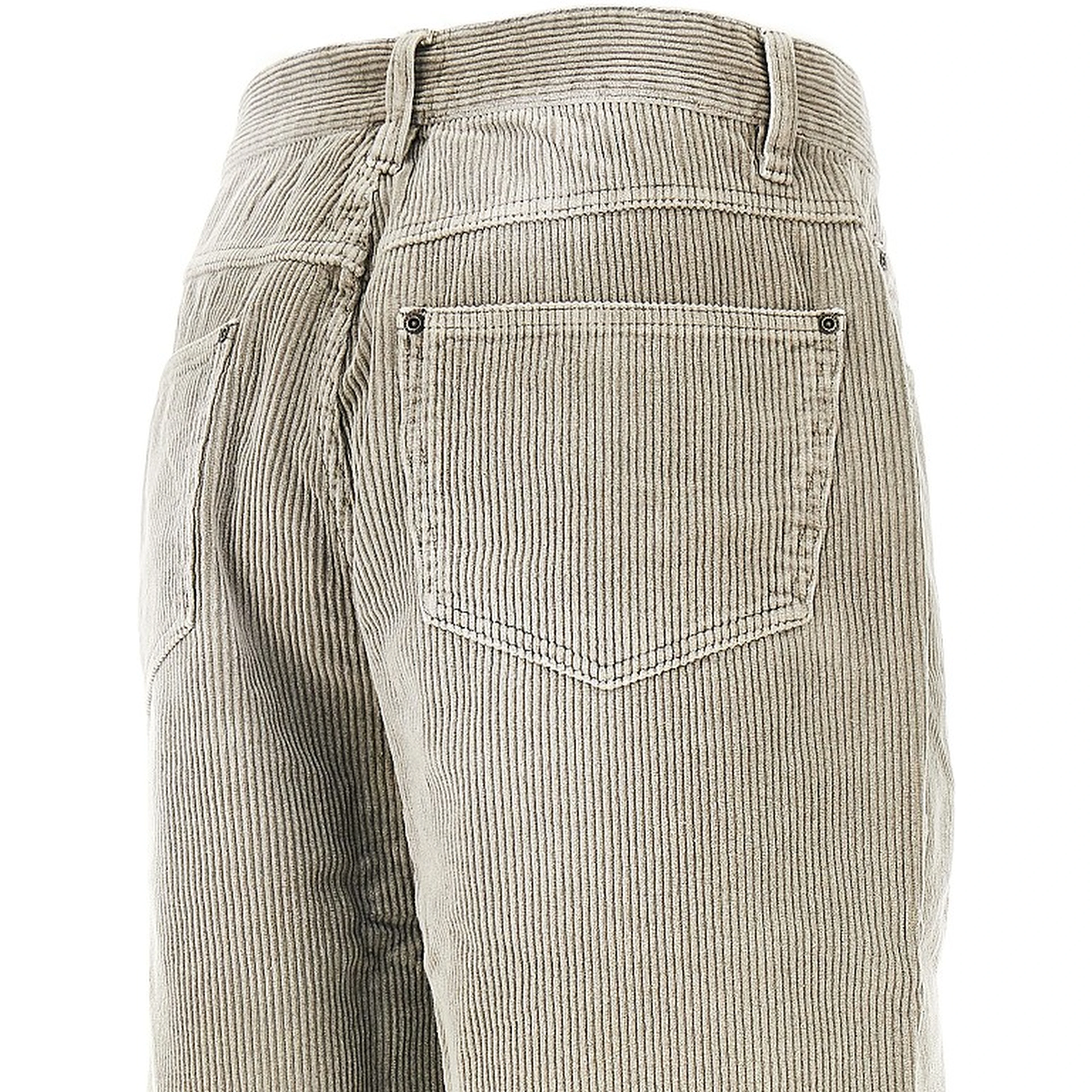 Garment-dyed corduroy pants