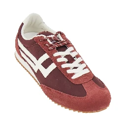 'Racer 77' nylon and suede leather sneakers
