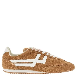'Racer 77' suede leather sneakers