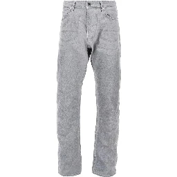 Corrored Reflective Denim Straight Fit jeans