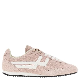'Racer 77' suede leather sneakers