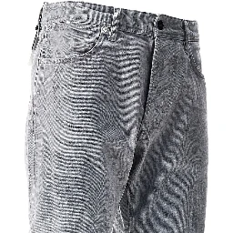 Corrored Reflective Denim Straight Fit jeans