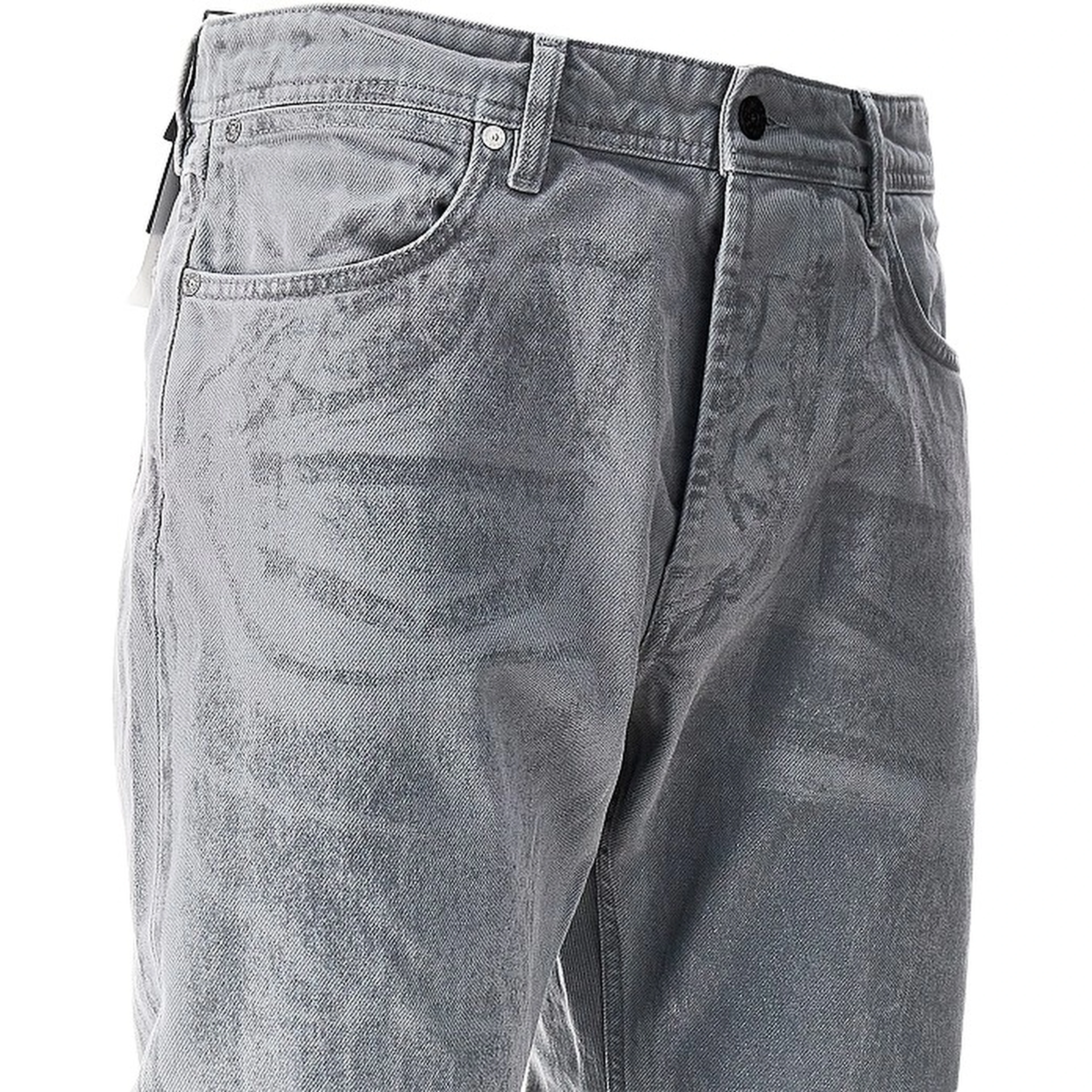 Corrored Reflective Denim Straight Fit jeans