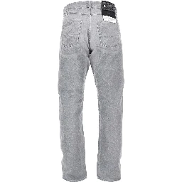 Corrored Reflective Denim Straight Fit jeans