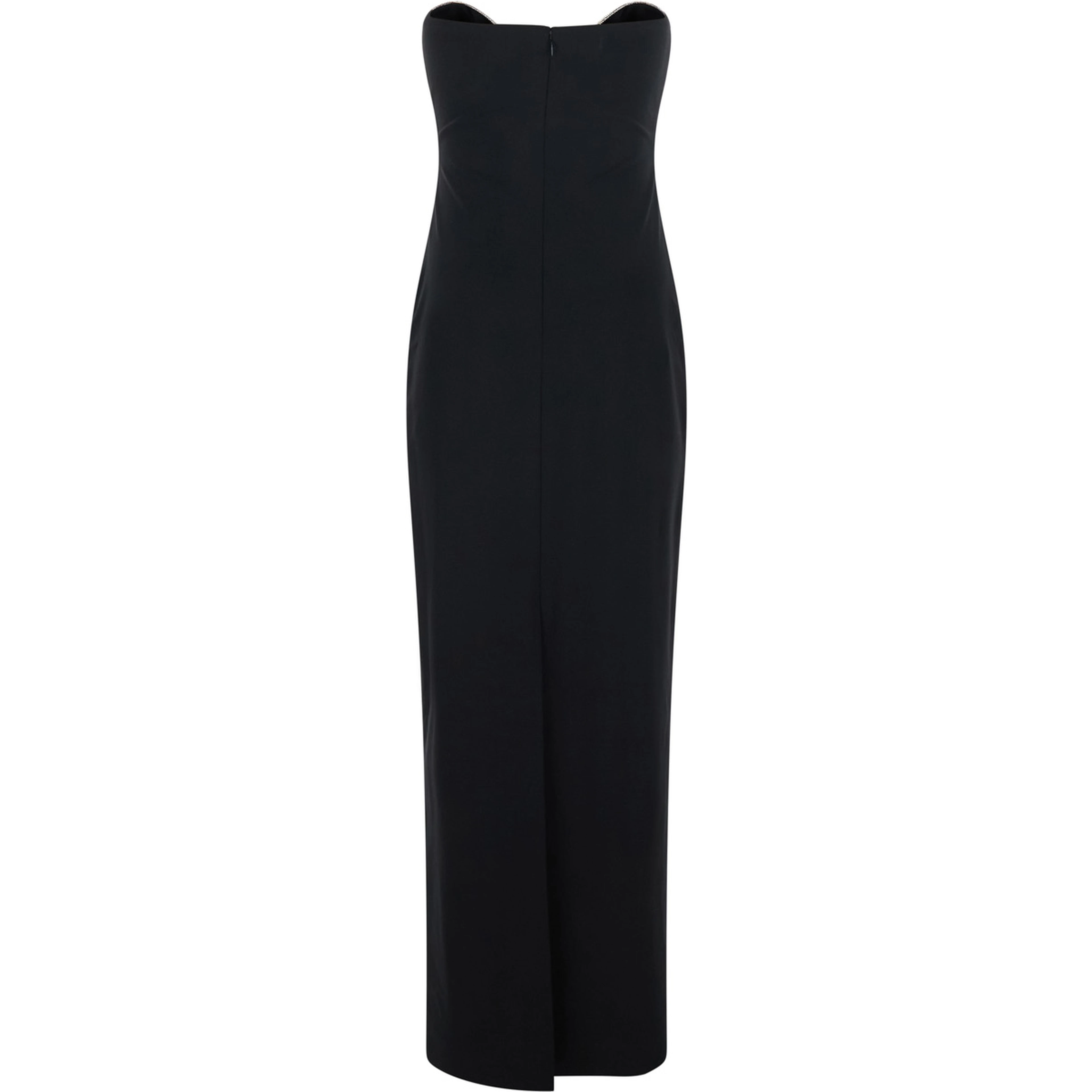 Maxi Sommer dress in black Tech Fabric for women