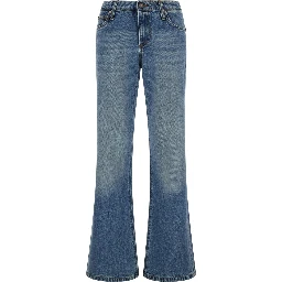 New Roy Jeans with charm and blue denim details for women