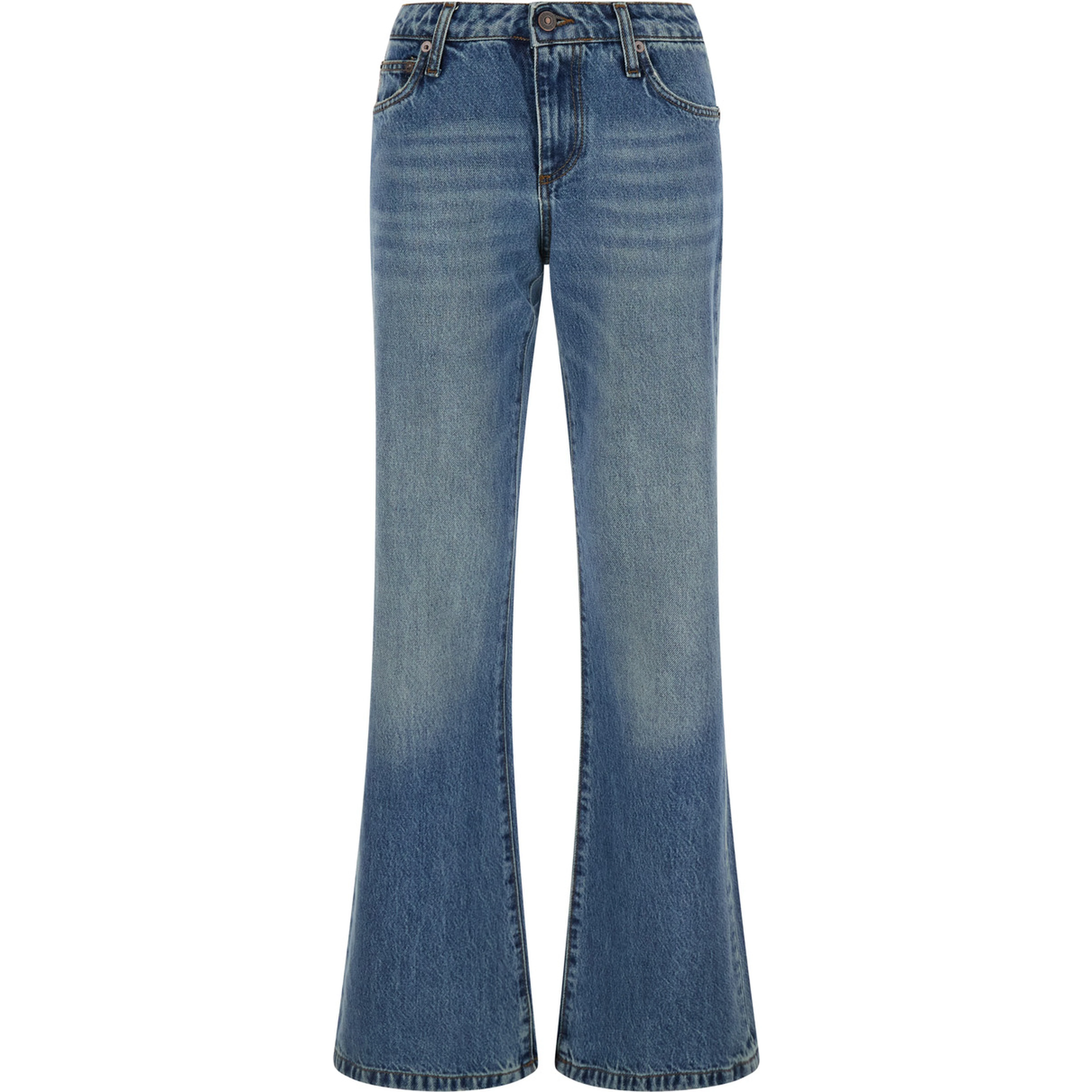New Roy Jeans with charm and blue denim details for women