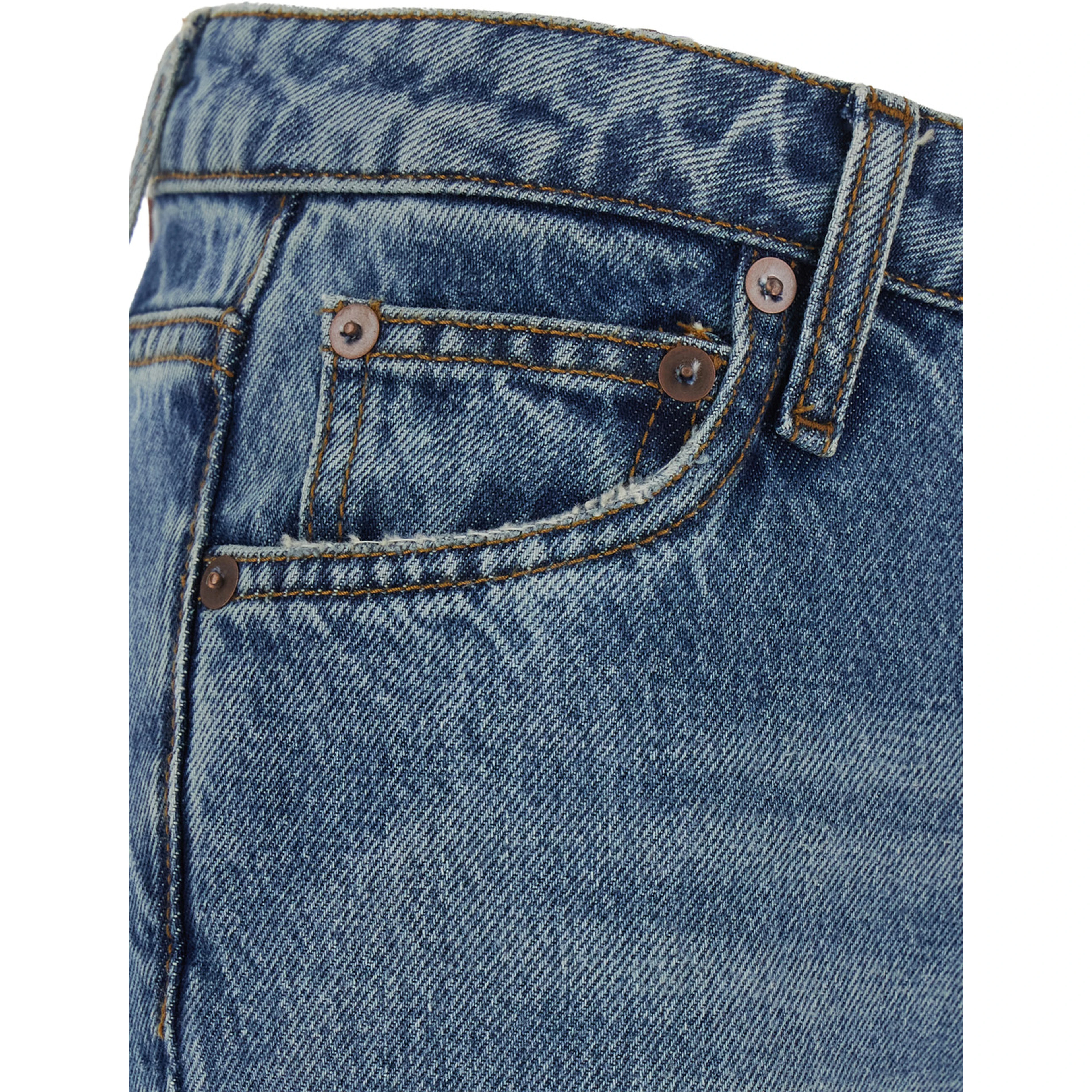 New Roy Jeans with charm and blue denim details for women