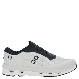 Cloudzone White Sneakers with contrasting inserts and logo on the side in tech fabric for men