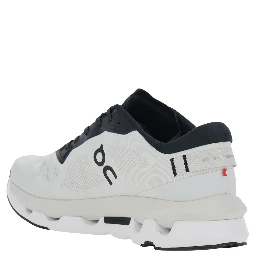 Cloudzone White Sneakers with contrasting inserts and logo on the side in tech fabric for men