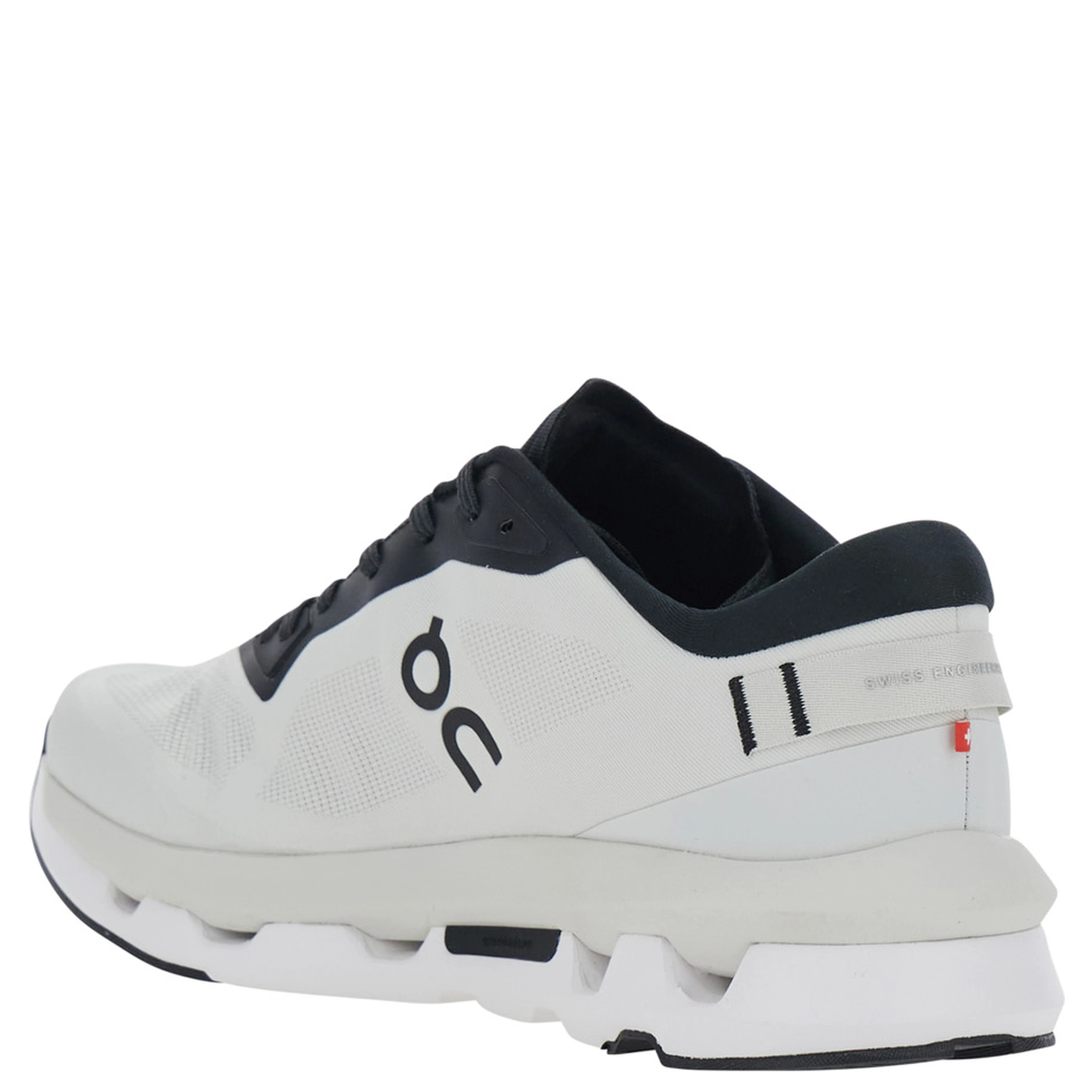 Cloudzone White Sneakers with contrasting inserts and logo on the side in tech fabric for men