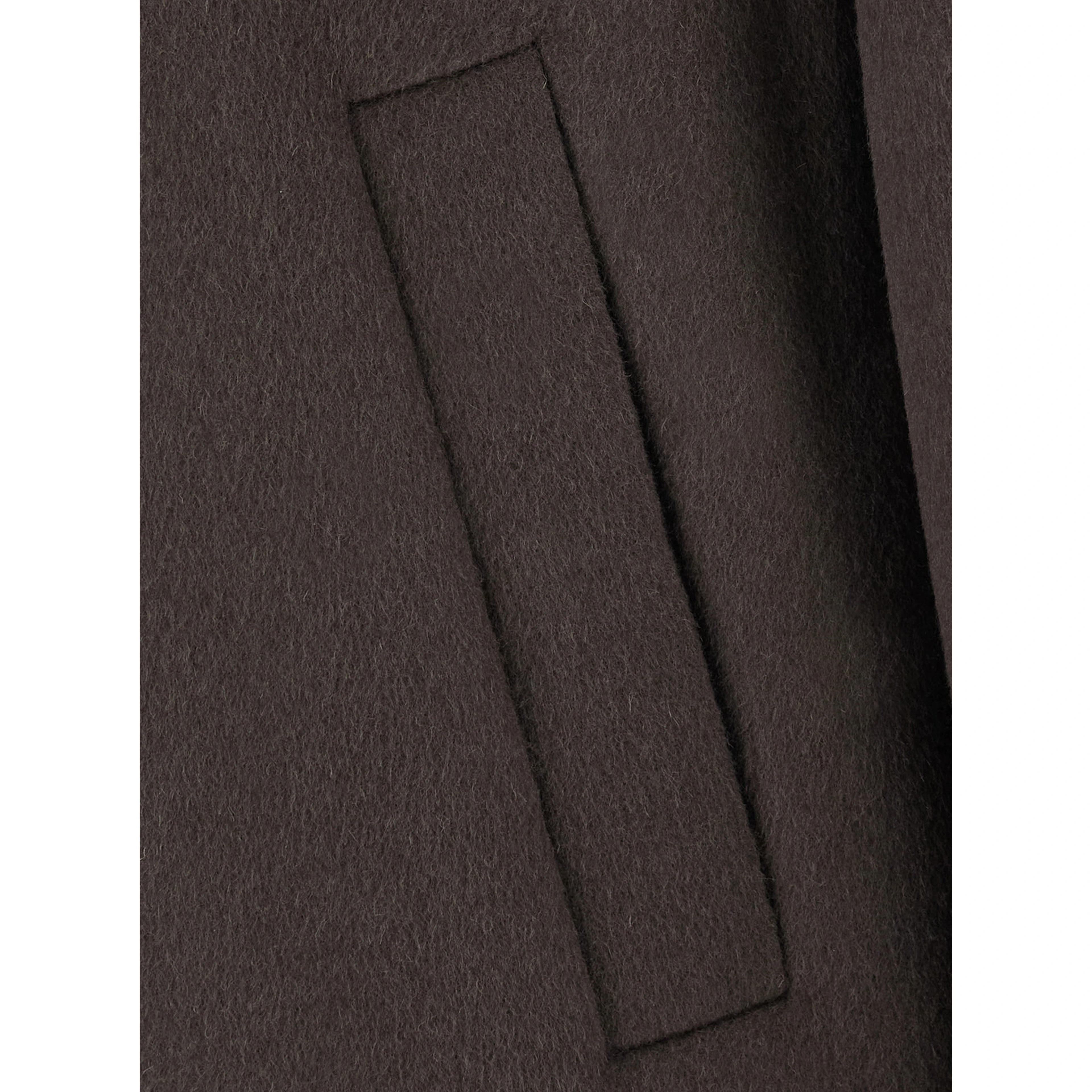 Bomber with shirt collar and front closure and pockets, in wool, gray, unisex