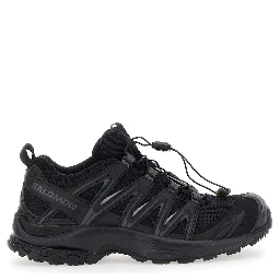 Xa Pro 3D Black Sneakers with Logo Patch on the Side and Panelled Design in Tech fabric Unisex