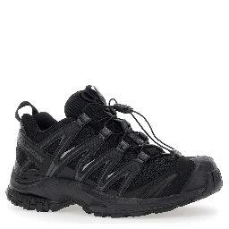 Xa Pro 3D Black Sneakers with Logo Patch on the Side and Panelled Design in Tech fabric Unisex