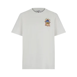 Classic T-shirt with an essential line and in white Fabric unisex