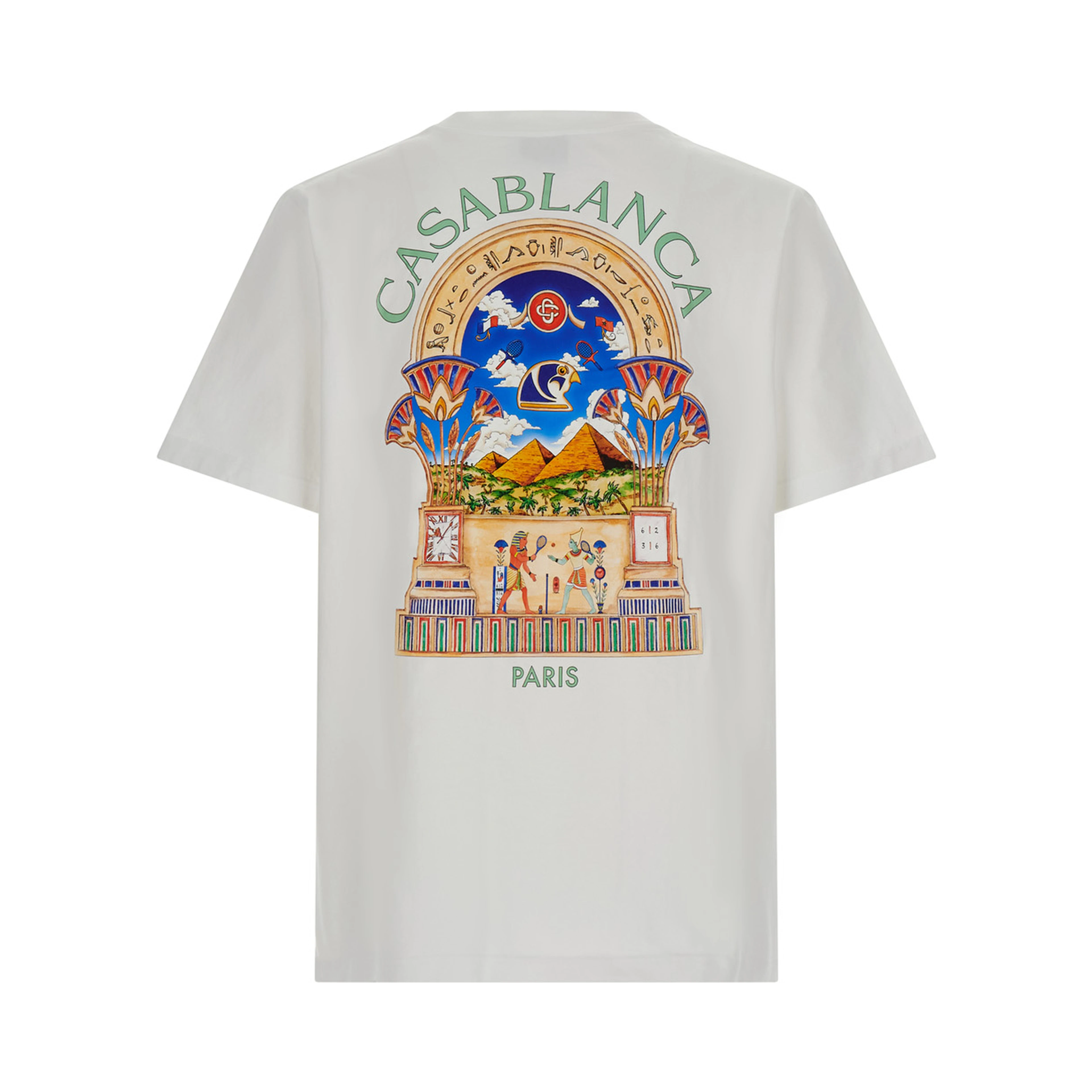 Classic T-shirt with an essential line and in white Fabric unisex