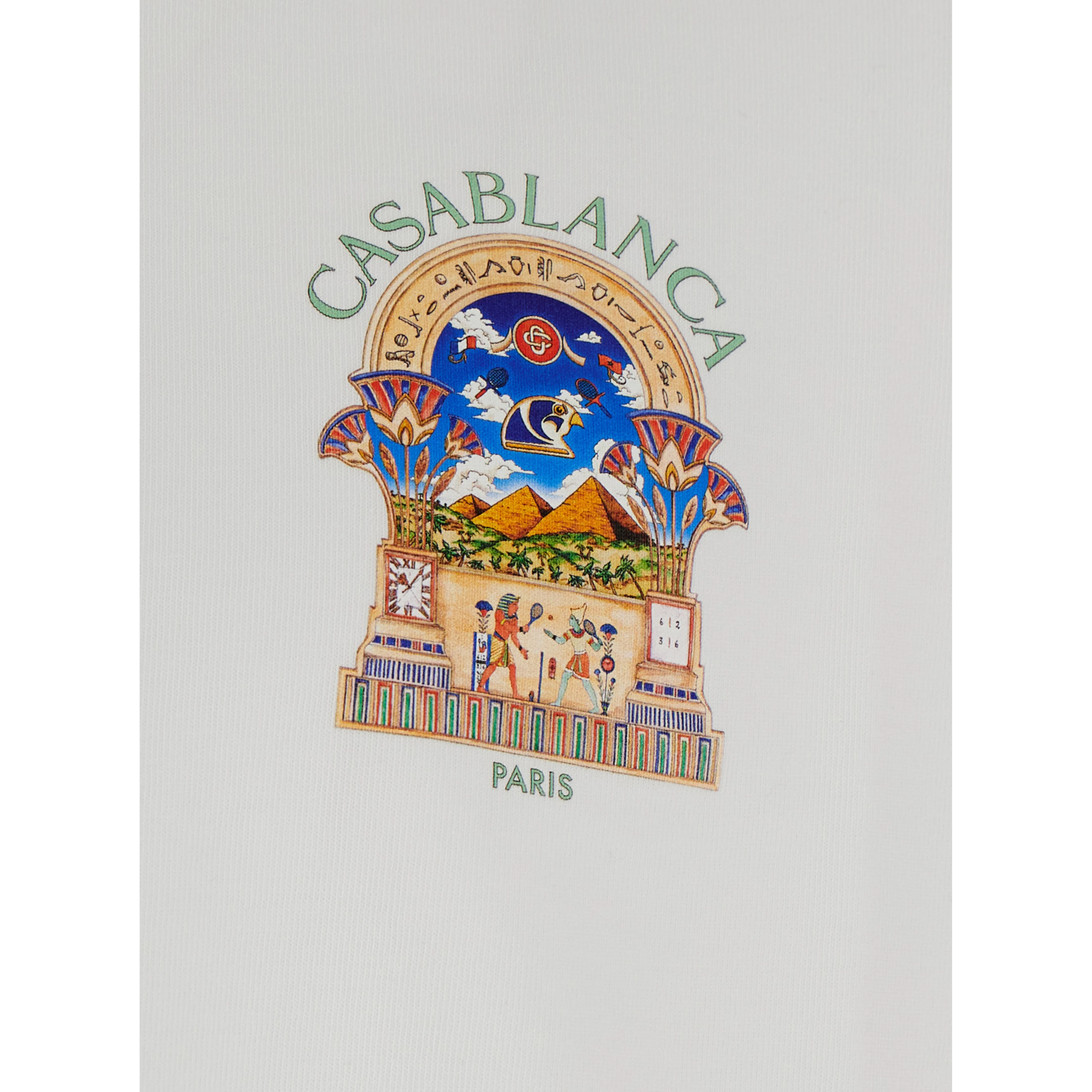 Classic T-shirt with an essential line and in white Fabric unisex