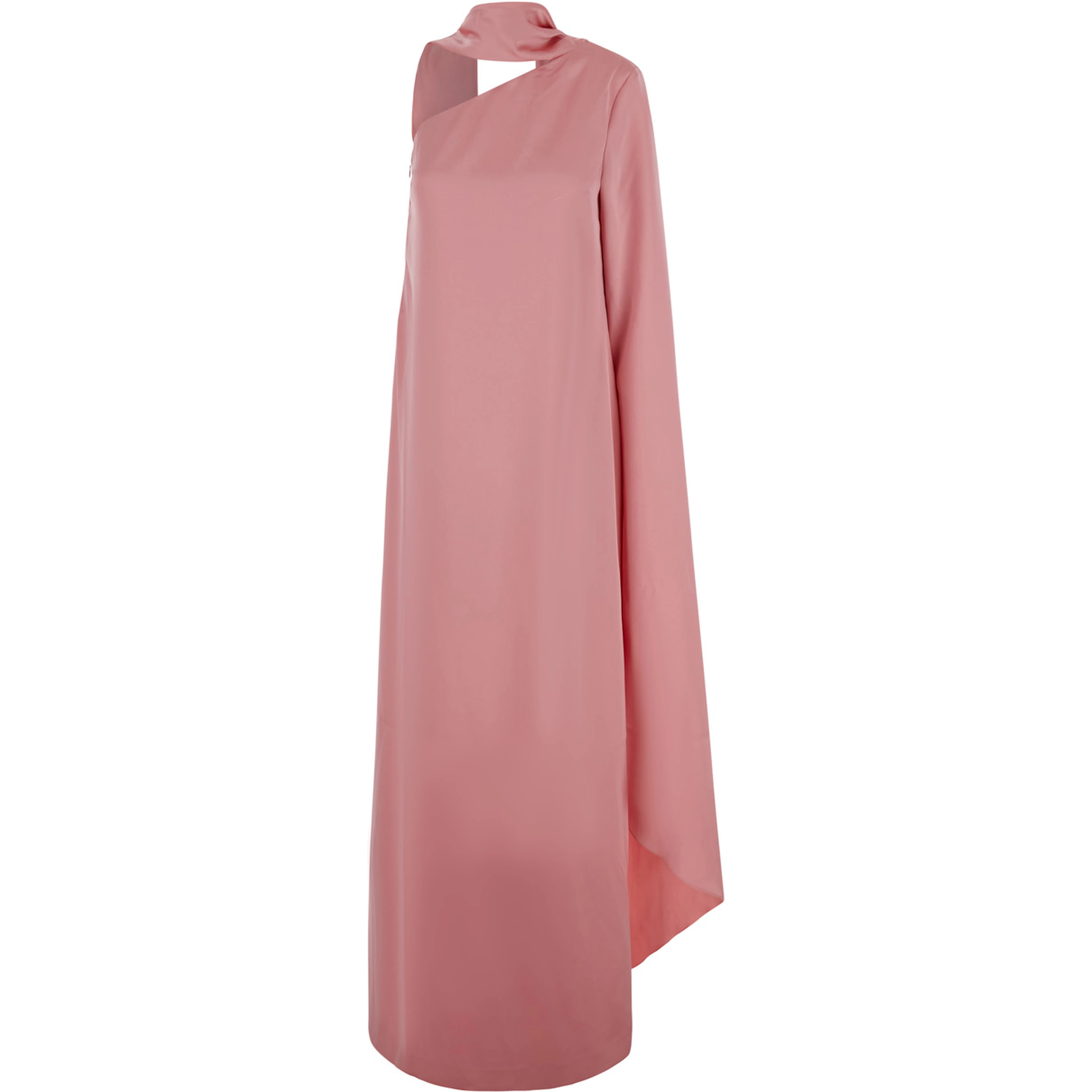 Long Maxi dress in fabric and pink for women
