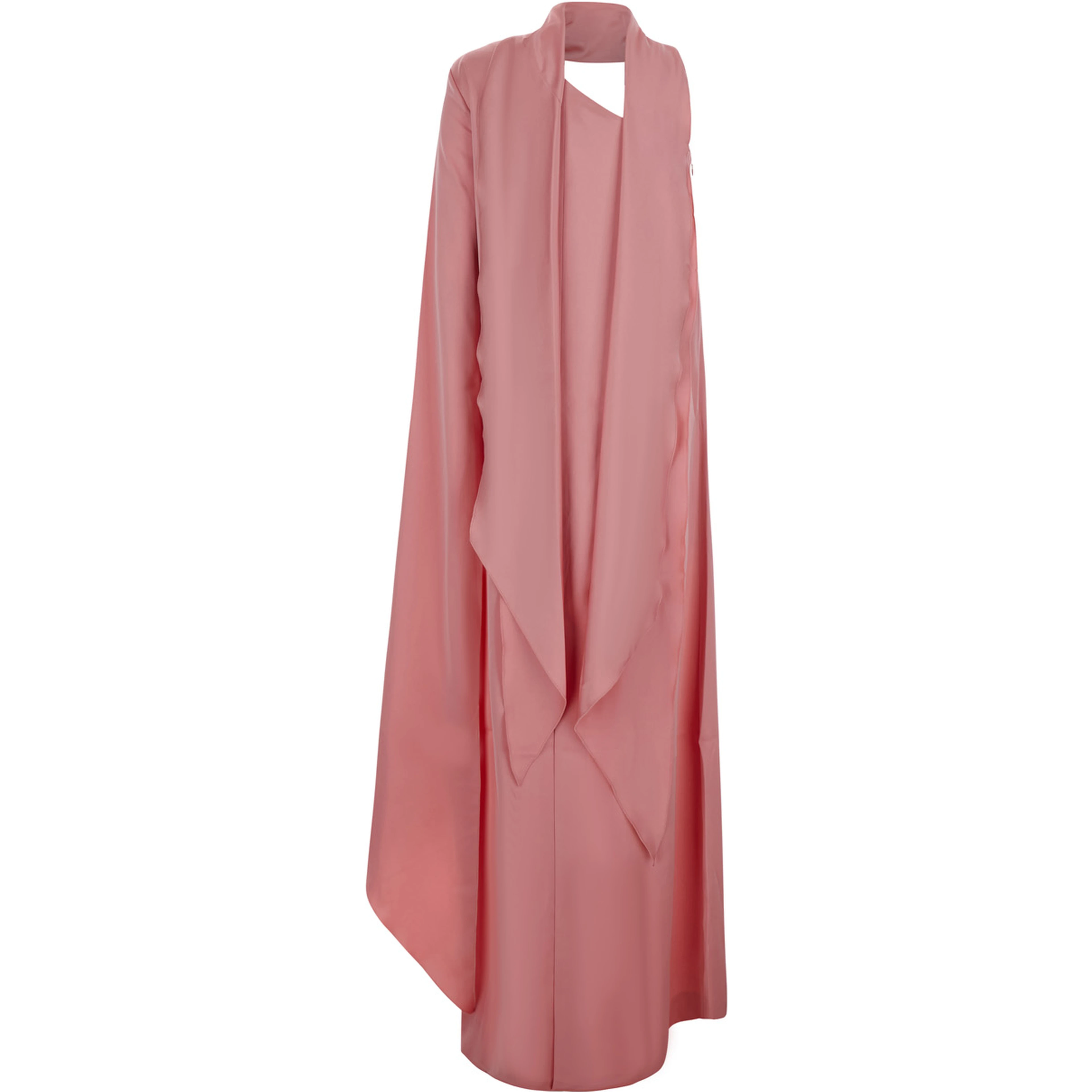 Long Maxi dress in fabric and pink for women