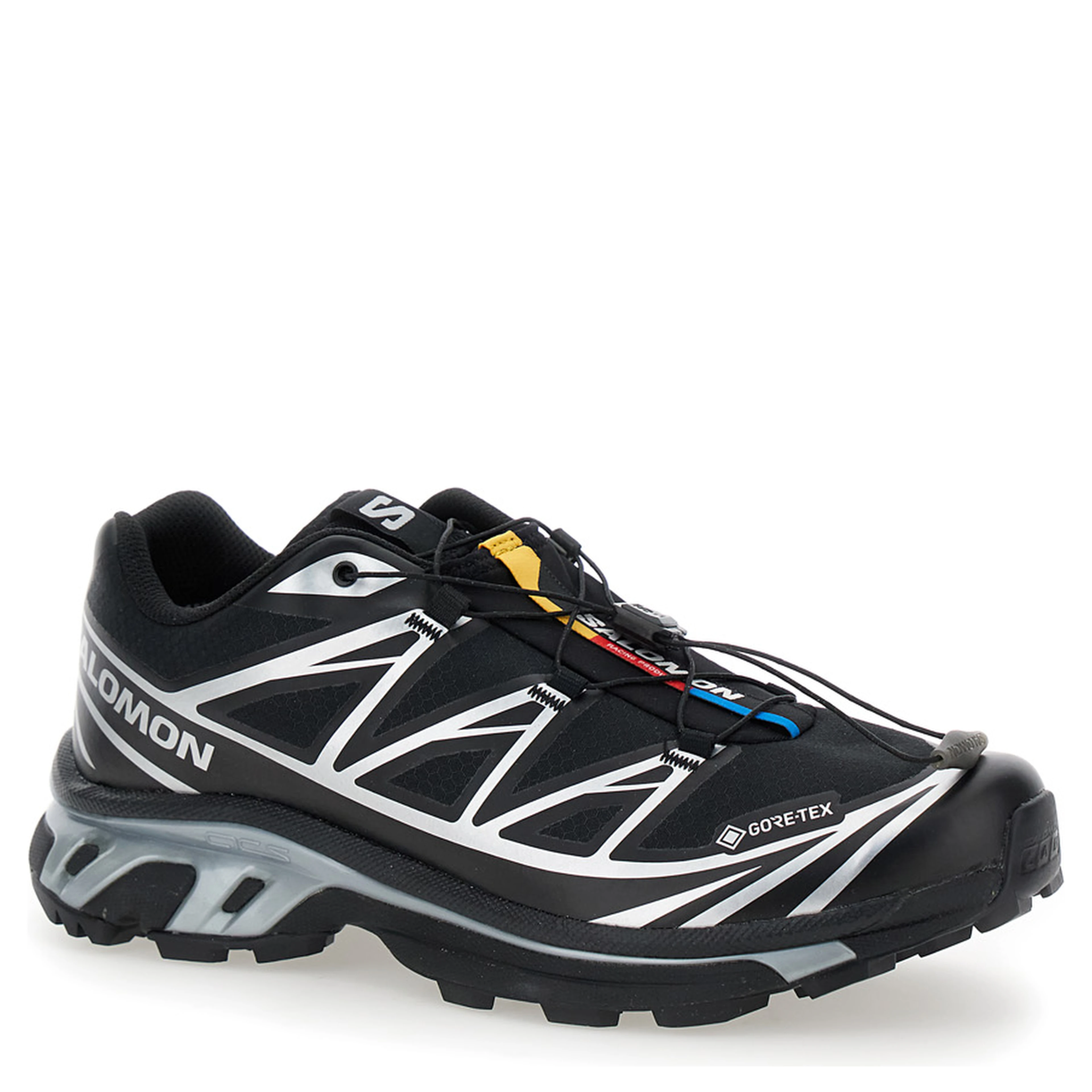 Sneakers XT-6 S/Lab with Drawstring in Mesh and Tech Fabric Black