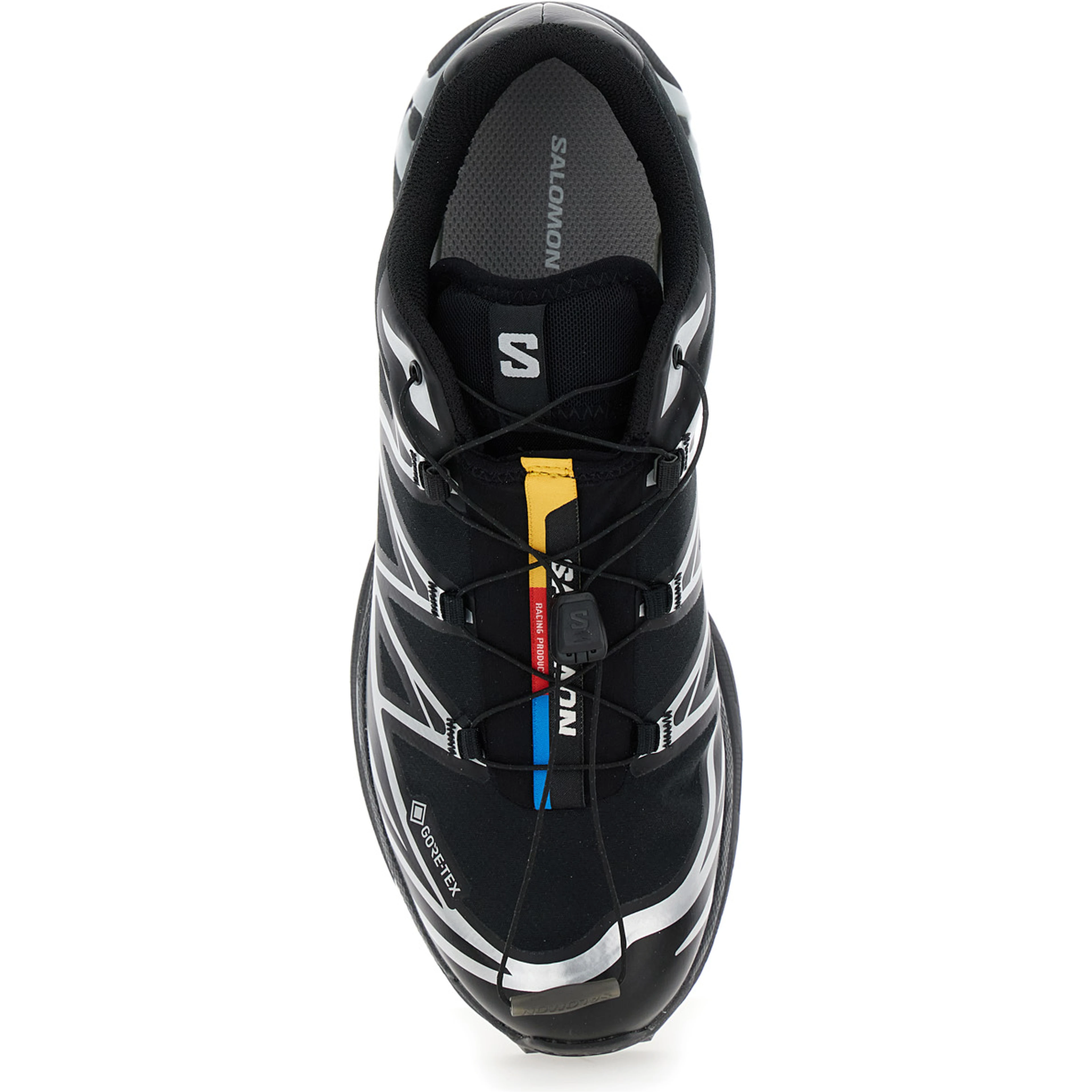 Sneakers XT-6 S/Lab with Drawstring in Mesh and Tech Fabric Black