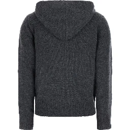 MAX MARA MXMPRIMO grey fabric sweatshirt for men