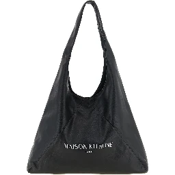 Black Polyethylene Shoulder Bag