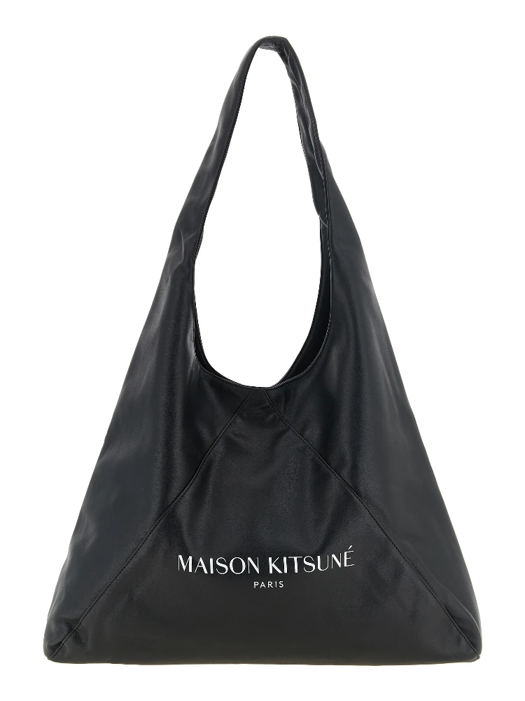 Black Polyethylene Shoulder Bag