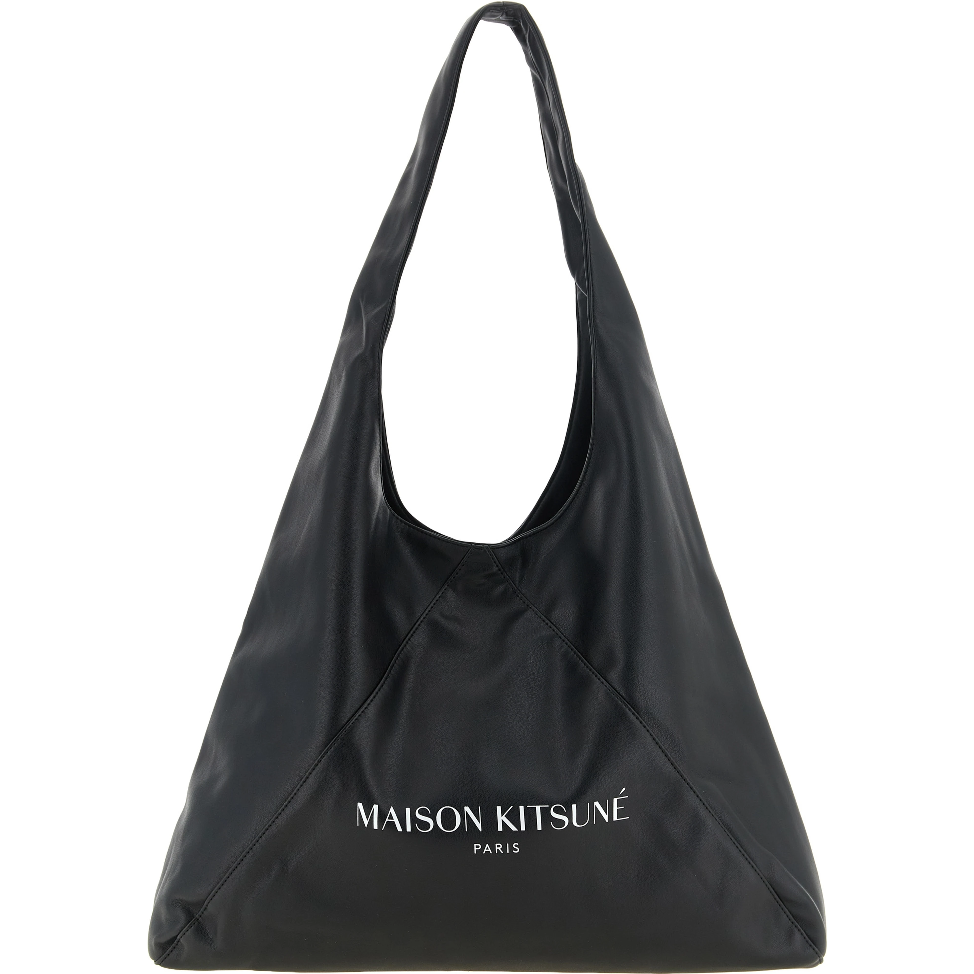 Black Polyethylene Shoulder Bag