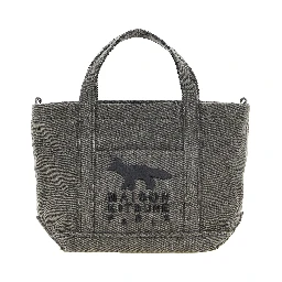 Gray Cotton Tote Bag