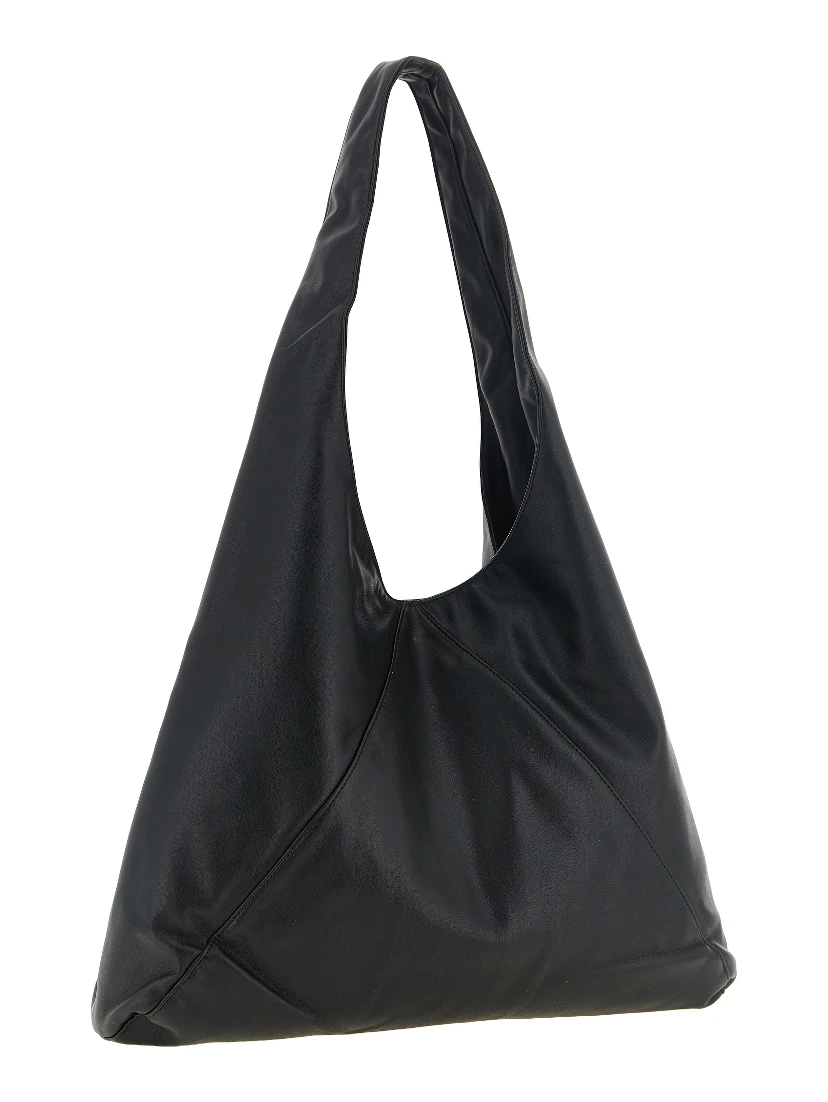 Black Polyethylene Shoulder Bag