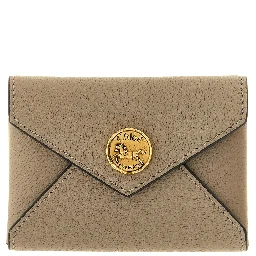 Beige Goatskin Cardholder