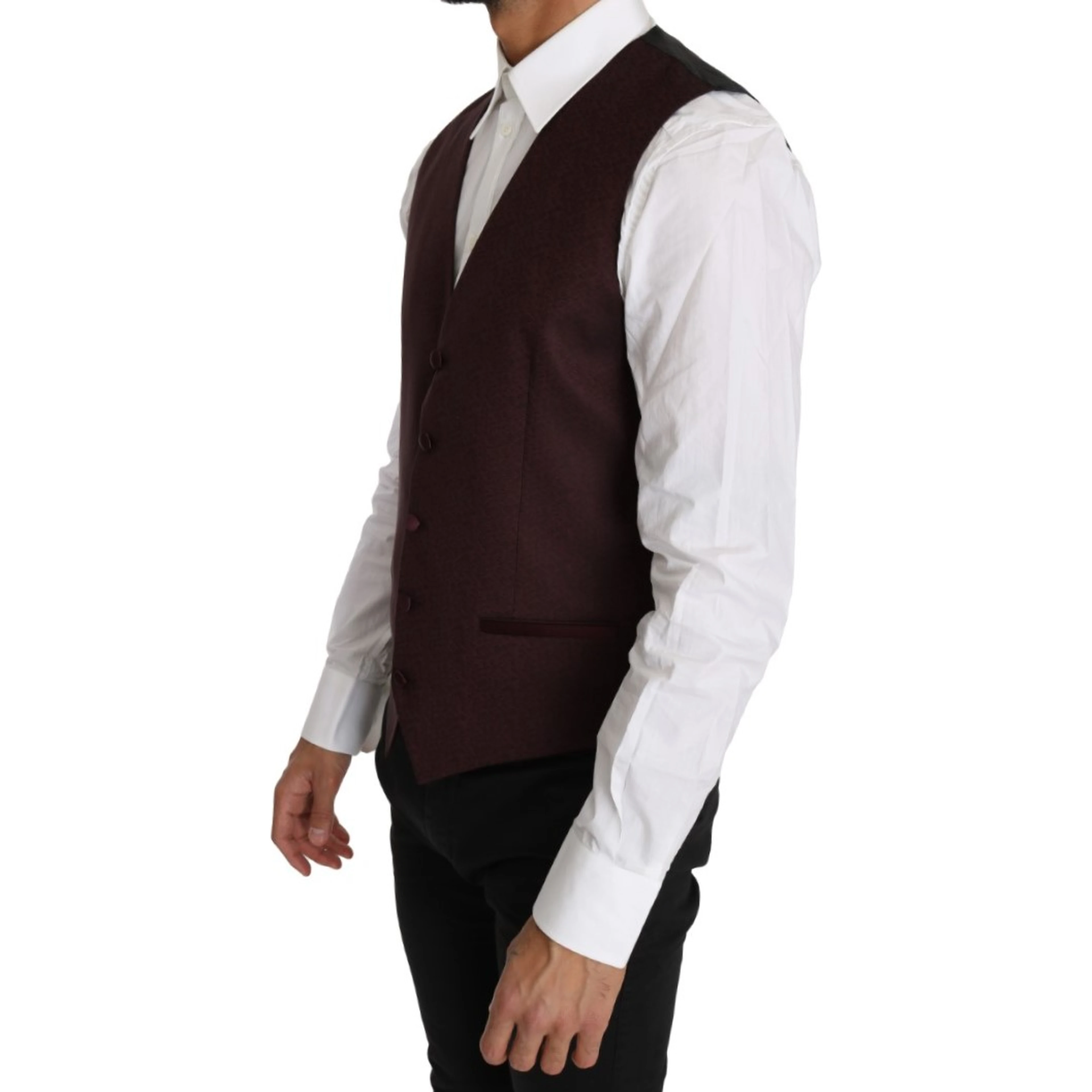 Purple Wool Waistcoat