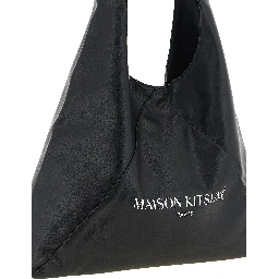 Black Polyethylene Shoulder Bag