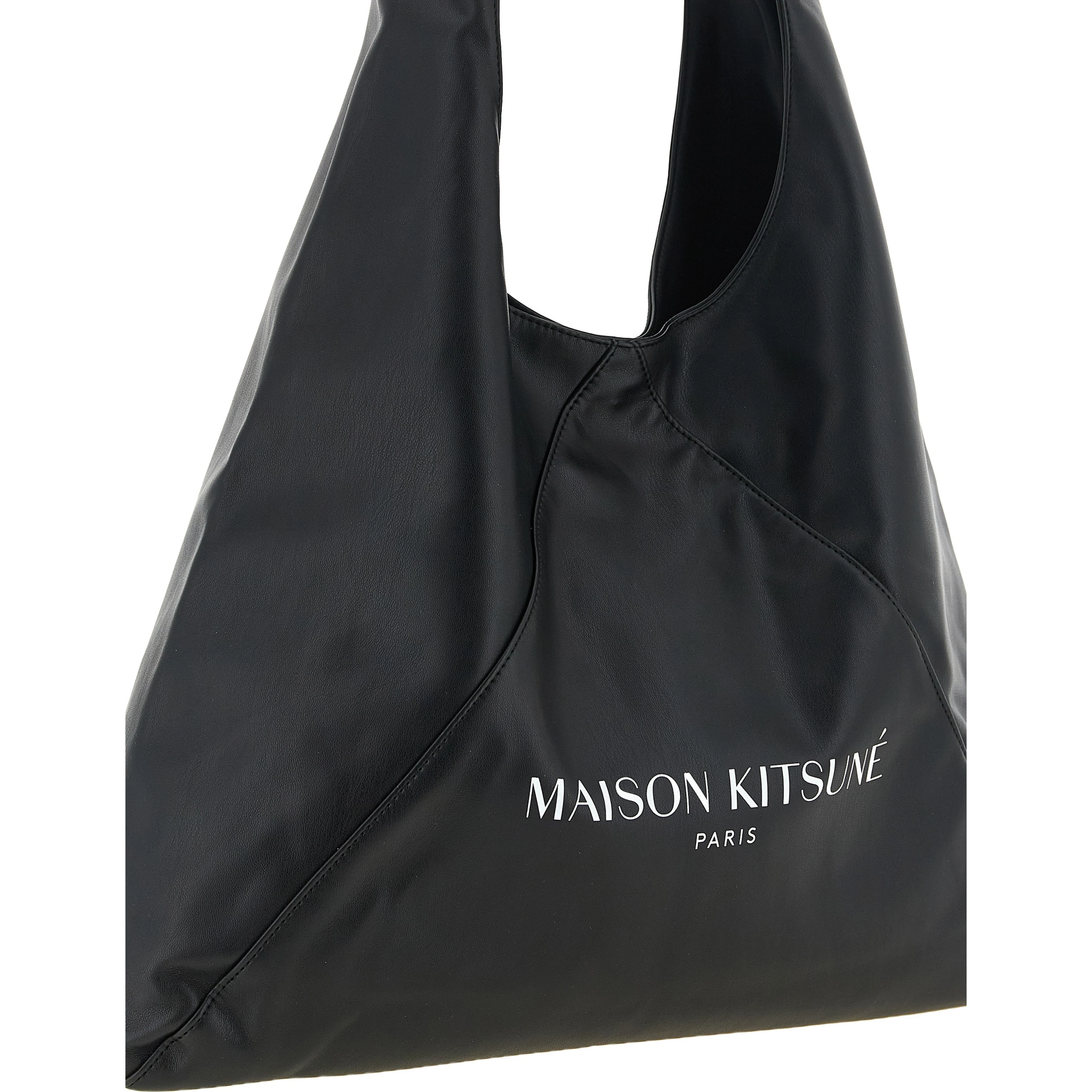 Black Polyethylene Shoulder Bag