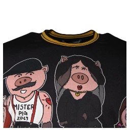 Black Cotton T-Shirt