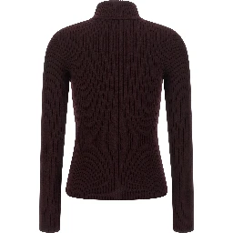 Bordeaux Viscose Cardigan