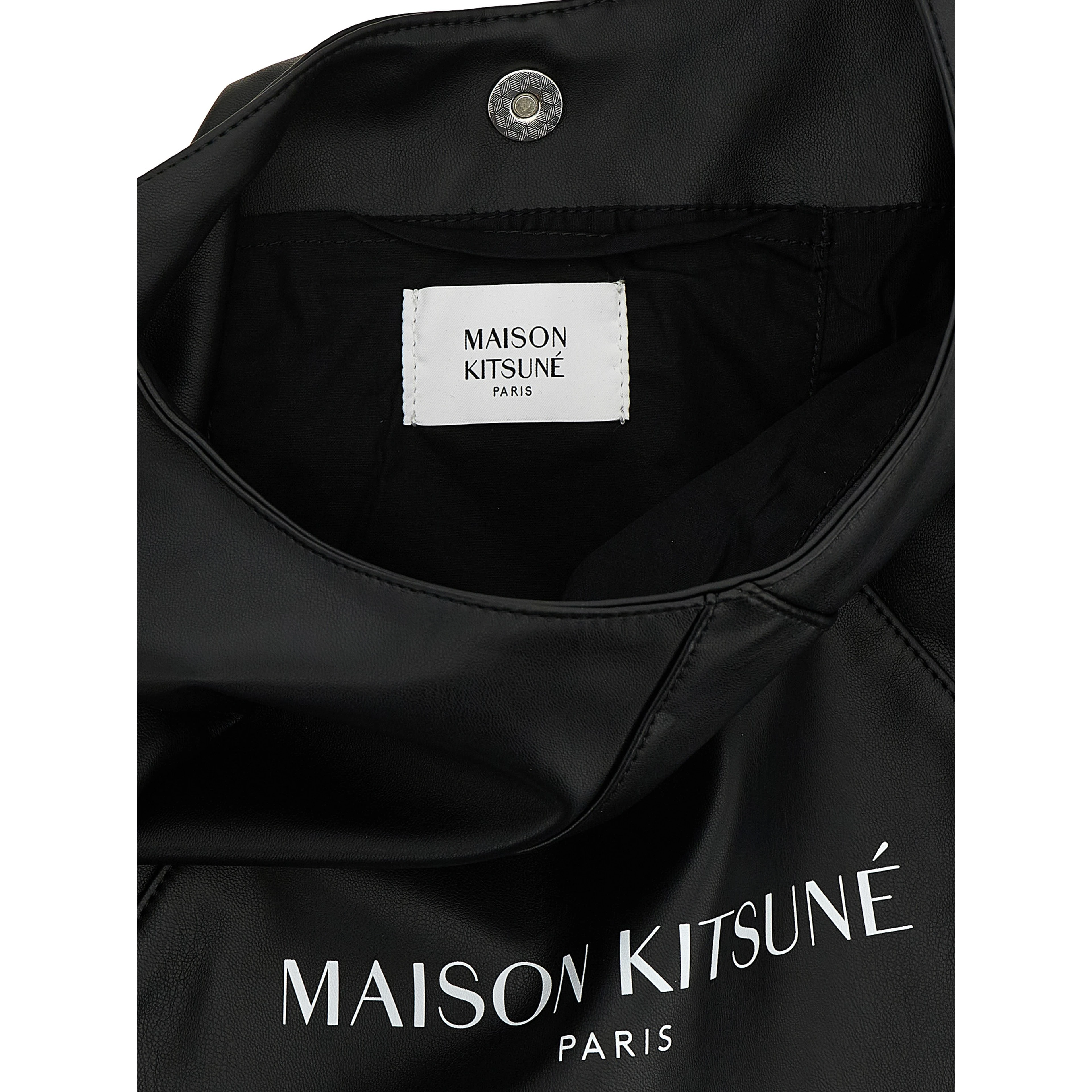 Black Polyethylene Shoulder Bag