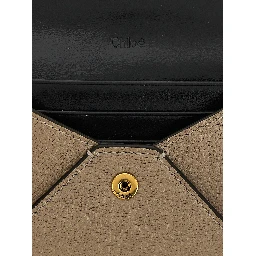 Beige Goatskin Cardholder