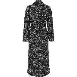 Bicolor Virgin Wool Coat