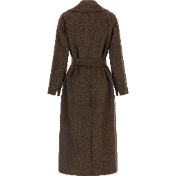 Brown Virgin Wool Coat