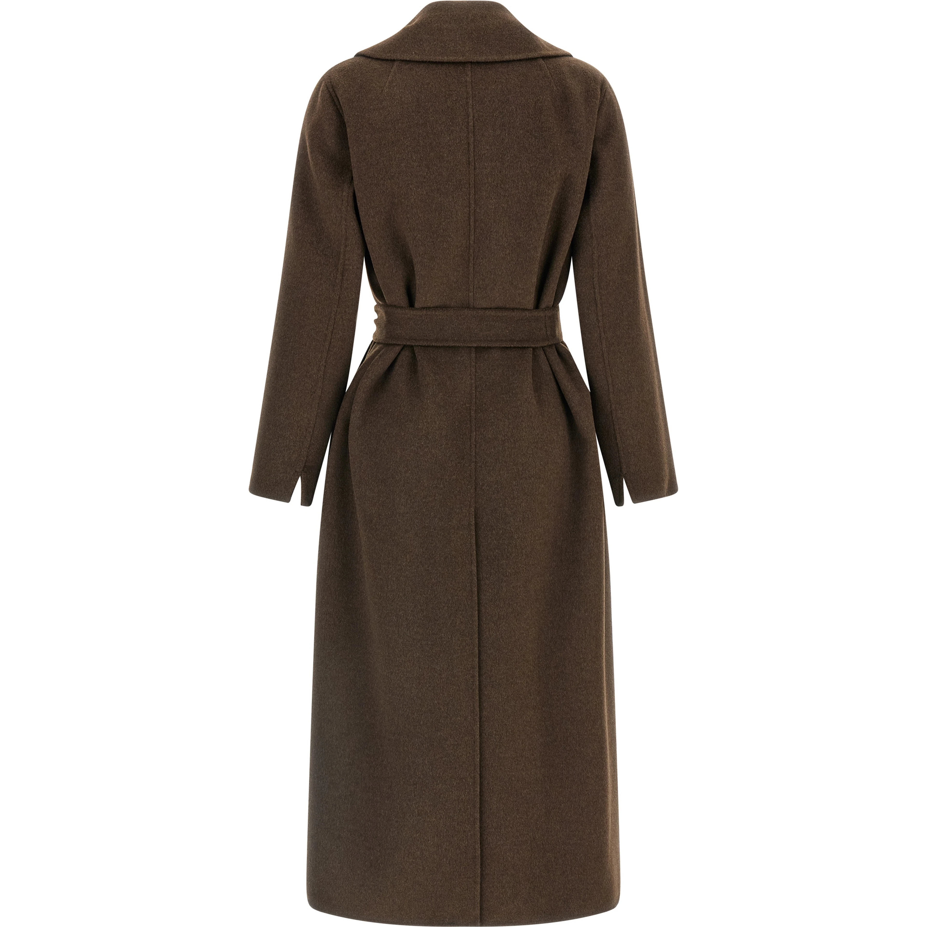 Brown Virgin Wool Coat