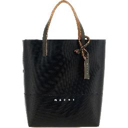 Black Polyester Tote Bag