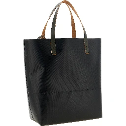 Black Polyester Tote Bag
