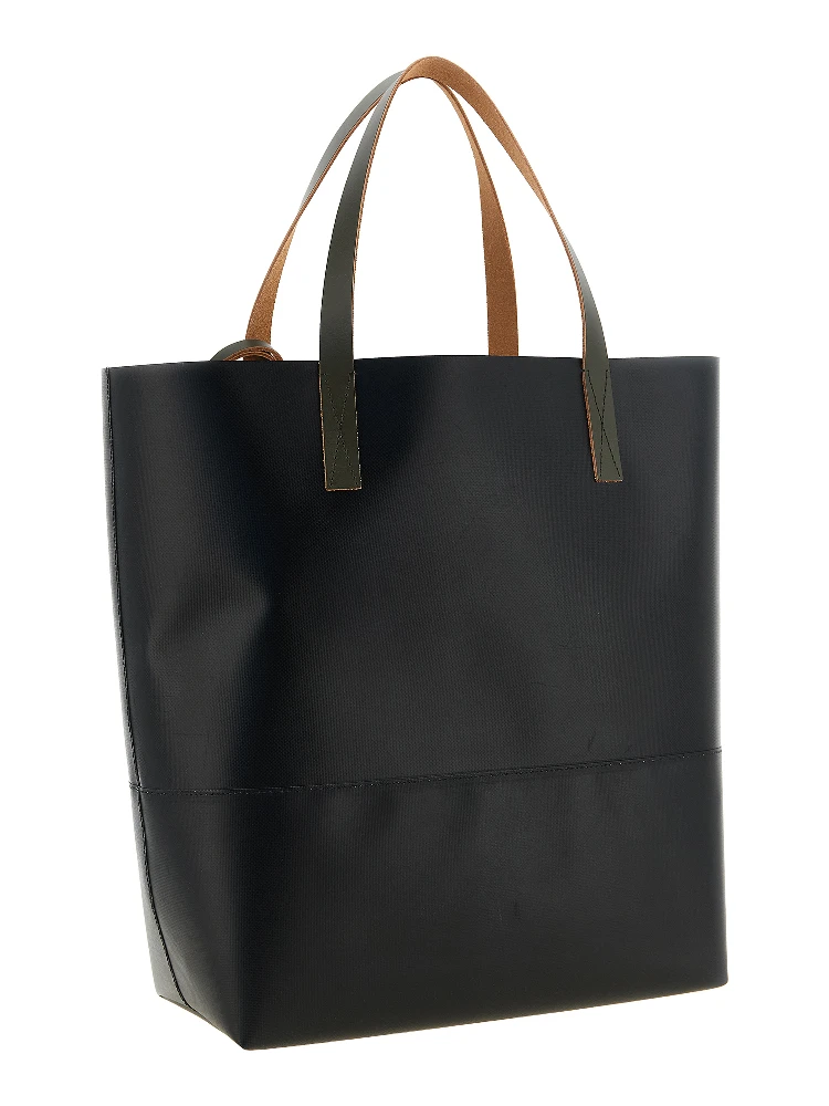 Black Polyester Tote Bag alternative
