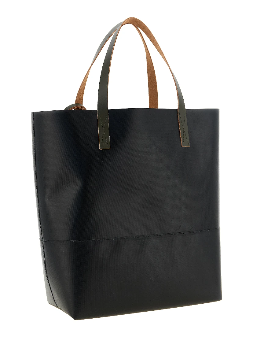 Black Polyester Tote Bag