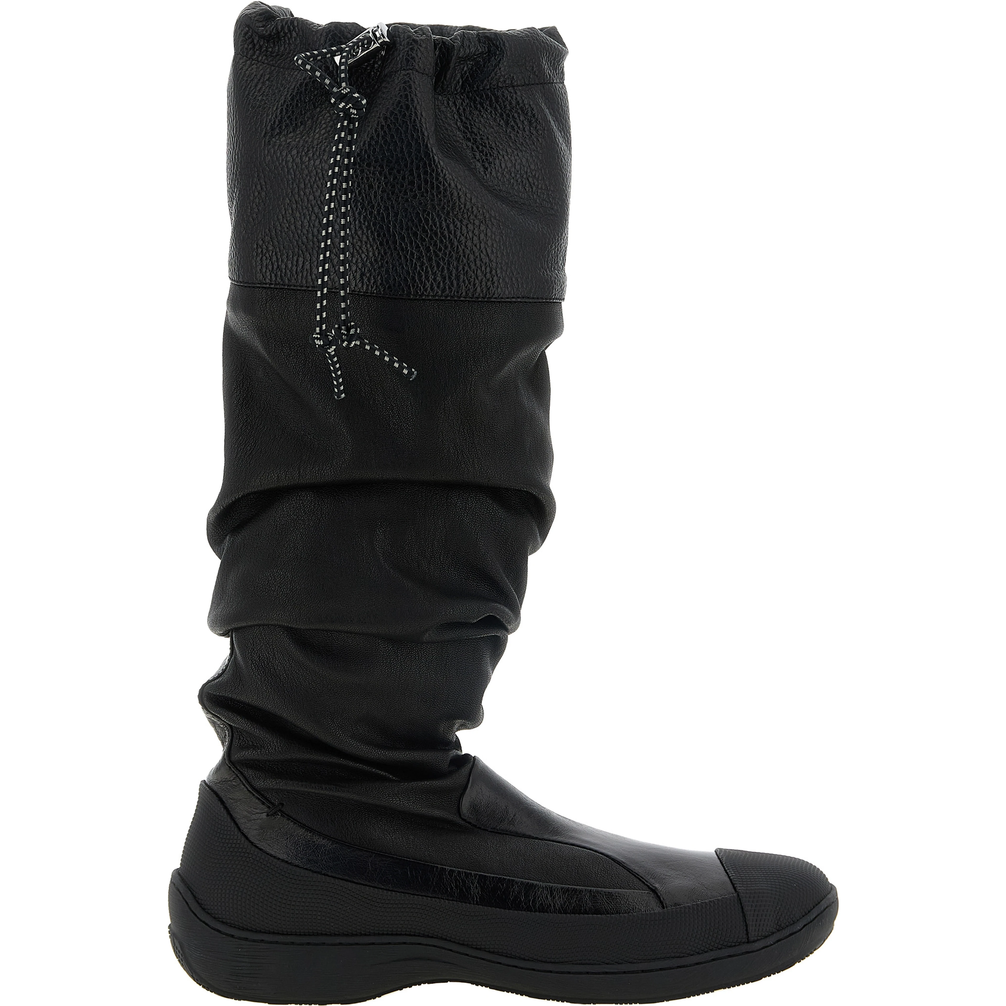 Black Leather Over The Knee
