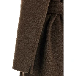 Brown Virgin Wool Coat